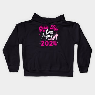 Las Vegas Girls Trip 2024 Cute Summer Vacation Party Match Kids Hoodie